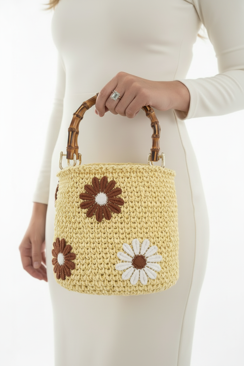 Borsa Rafia Margherita