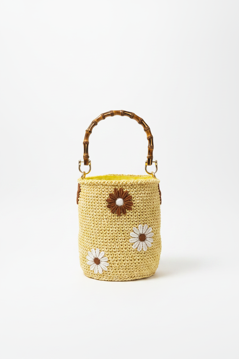 Borsa Rafia Margherita